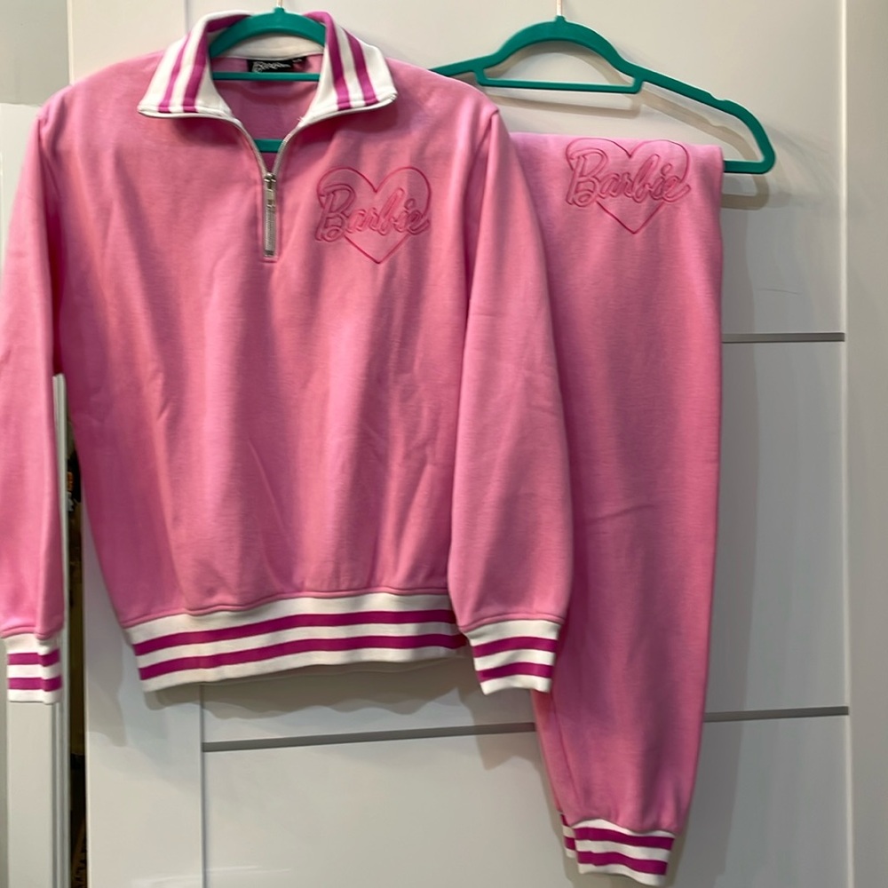 Barbie Pink Tracksuit Set